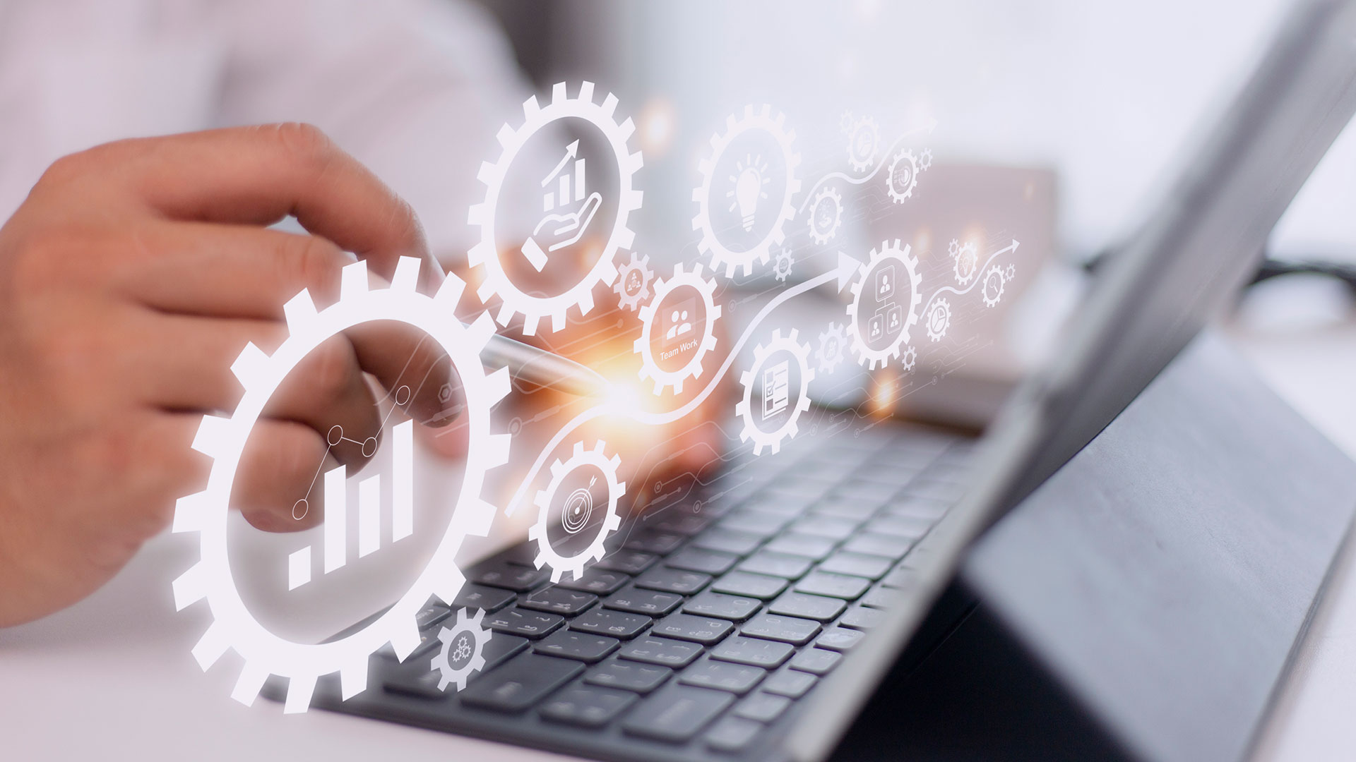 Diagramme illustrant la planification des processus et la collaboration au sein d’une équipe professionnelle